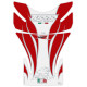 Protection de réservoir MOTOGRAFIX 2pcs blanc/rouge Aprilia Tuono