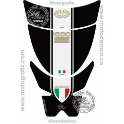 Protection de réservoir MOTOGRAFIX 2pcs noir Ducati Sport Classic