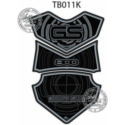 Protection de réservoir MOTOGRAFIX 3pcs noir/gris BMW F800GS