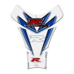 Protection de réservoir MOTOGRAFIX 1pc blanc/rouge/bleu Suzuki GSXR