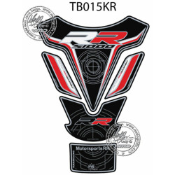 Protection de réservoir MOTOGRAFIX 5pcs noir/rouge/blanc Motorrad Motorsports RR BMW S1000RR