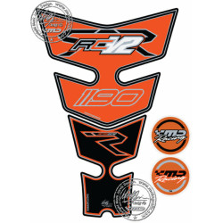Protection de réservoir MOTOGRAFIX 4pcs orange/noir KTM RC8-R