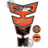 Protection de réservoir MOTOGRAFIX 4pcs orange/noir KTM RC8-R