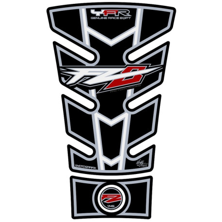 Protection de réservoir MOTOGRAFIX 2pcs noir Yamaha FZ8