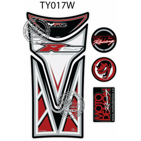 Protection de réservoir MOTOGRAFIX 6pcs Yamaha YZF-R125