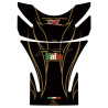 Protection de réservoir MOTOGRAFIX 2pcs noir/or Aprilia