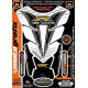 Protection de réservoir MOTOGRAFIX 4pcs blanc/noir/or Kawasaki