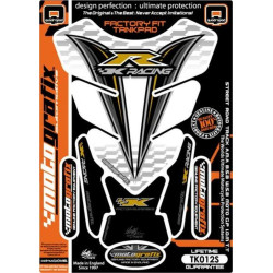 Protection de réservoir MOTOGRAFIX 4pcs blanc/noir/or Kawasaki