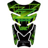 Protection de réservoir MOTOGRAFIX 4 pièces noir/vert Kawasaki