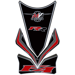 Protection de réservoir MOTOGRAFIX 3pcs noir MV Agusta F4 1000 RR