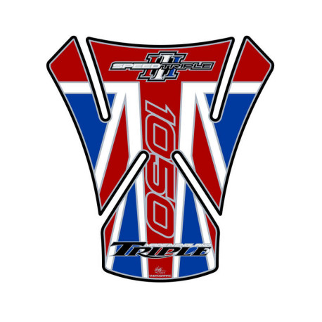 Protection de réservoir MOTOGRAFIX 1pcs Union Jack Triumph Speed Triple 1050/1050 R