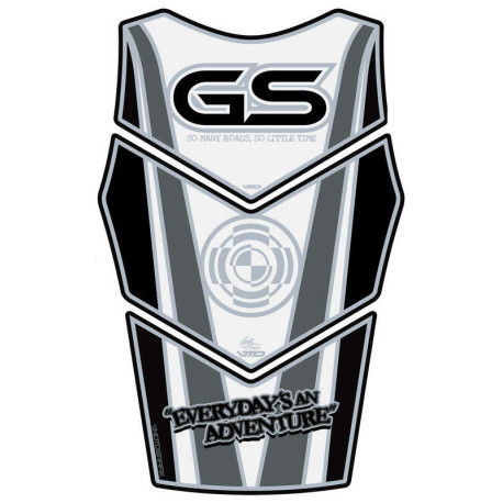 Protection de réservoir MOTOGRAFIX 3pcs blanc BMW R 1200 GS Adventure