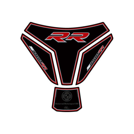 Protection de réservoir MOTOGRAFIX 4pcs noir/rouge BMW S1000RR