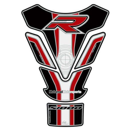 Protection de réservoir MOTOGRAFIX 4pcs noir/rouge BMW S1000R