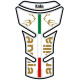 Protection de réservoir MOTOGRAFIX 2pcs blanc/or Aprilia Shiver 750/750 GT