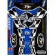 Protection de réservoir MOTOGRAFIX 1pcs bleu Isle of Man