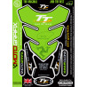 Protection de réservoir MOTOGRAFIX 4pcs vert Isle of Man