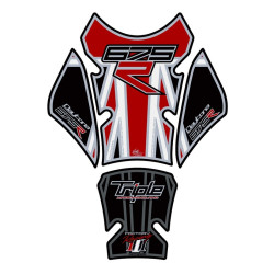 Protection de réservoir MOTOGRAFIX 4pcs Union Jack rouge Triumph