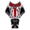 Protection de réservoir MOTOGRAFIX 4pcs Union Jack rouge Triumph