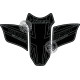 Protection de réservoir MOTOGRAFIX 3pcs noir Triumph Tiger 800