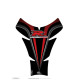 Protection de réservoir MOTOGRAFIX 1pc rouge/noir Suzuki