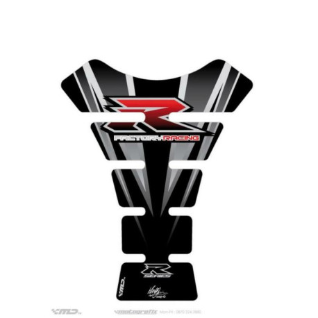 Protection de réservoir MOTOGRAFIX 1pc argent Suzuki