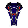 Protection de réservoir MOTOGRAFIX 2pcs bleu Suzuki