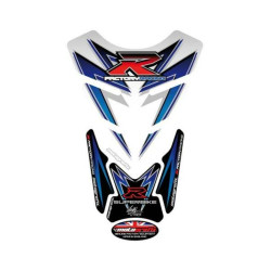 Protection de réservoir MOTOGRAFIX 4pcs blanc Suzuki