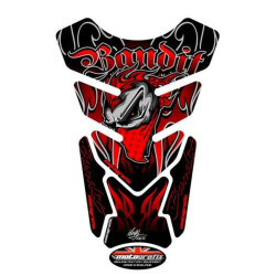 Protection de réservoir MOTOGRAFIX Street Style 4pcs rouge Suzuki Bandit
