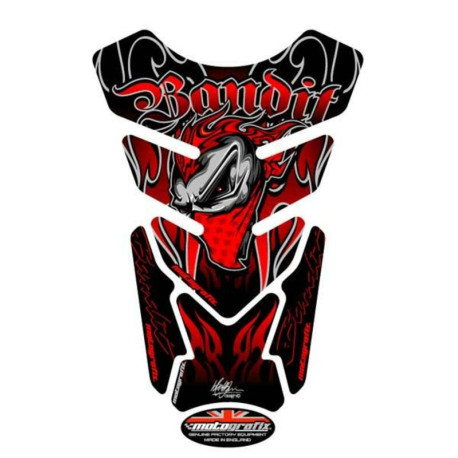 Protection de réservoir MOTOGRAFIX Street Style 4pcs rouge Suzuki Bandit