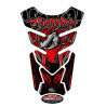 Protection de réservoir MOTOGRAFIX Street Style 4pcs rouge Suzuki Bandit
