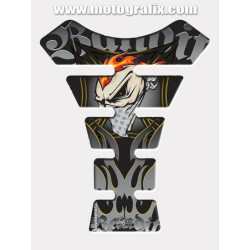 Protection de réservoir MOTOGRAFIX Street Style 4pcs gris/noir Suzuki Bandit