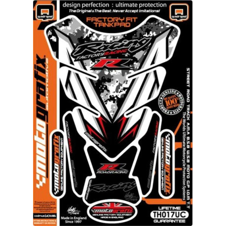 Protection de réservoir MOTOGRAFIX 4pcs Camouflage Honda