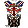 Protection de réservoir MOTOGRAFIX 4pcs Union Jack Triumph