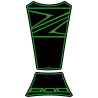 Protection de réservoir MOTOGRAFIX 2pcs noir/vert Kawasaki Z800/800E