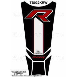 Protection de réservoir MOTOGRAFIX noir/blanc/rouge BMW R1200R