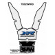 Protection de réservoir MOTOGRAFIX blanc/noir/bleu BMW S1000XR