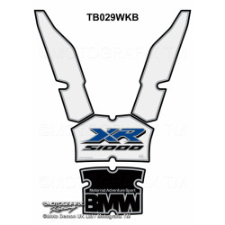 Protection de réservoir MOTOGRAFIX blanc/noir/bleu BMW S1000XR