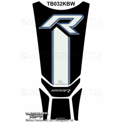 Protection de réservoir MOTOGRAFIX noir/blanc/bleu BMW R1200R