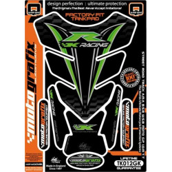 Protection de réservoir MOTOGRAFIX 4pcs noir/vert Kawasaki