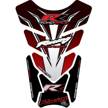 Protection de réservoir MOTOGRAFIX 4pcs rouge/noir/blanc Honda