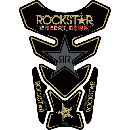 Protection de réservoir MOTOGRAFIX 4pcs Rockstar Energy