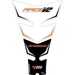 Protection de réservoir MOTOGRAFIX 2pcs blanc Factory KTM RC8