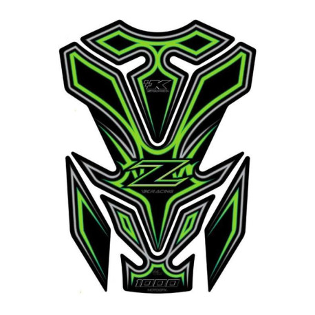 Protection de réservoir MOTOGRAFIX 5pcs vert Kawasaki Z1000SX