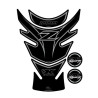 Protection de réservoir MOTOGRAFIX 3pcs noir Kawasaki Z1000