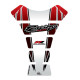 Protection de réservoir MOTOGRAFIX 5pcs blanc rouge Honda CBR