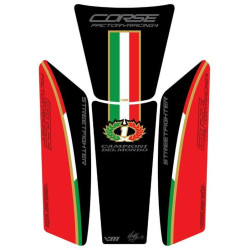 Protection de réservoir MOTOGRAFIX 4pcs rouge Italia Ducati Streetfighter