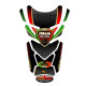 Protection de réservoir MOTOGRAFIX 4pc noir Tricolour Ducati