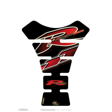 Protection de réservoir MOTOGRAFIX 1pc noir/rouge Yamaha