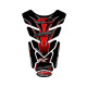 Protection de réservoir MOTOGRAFIX 4pcs rouge Honda
